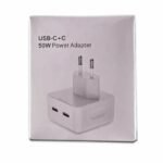 Adaptador USB C+C Iphone 50W