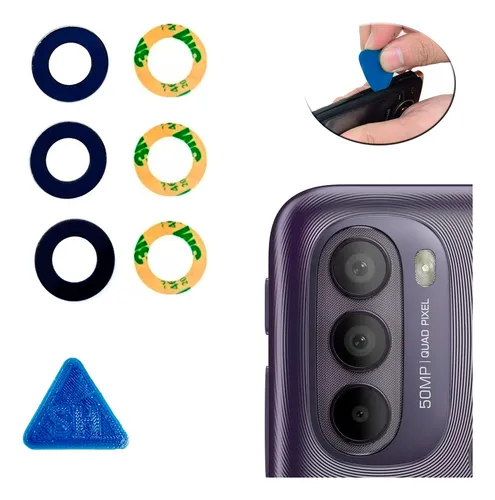 LENTE CAMARA MOTOROLA G60(3IN1 SO VIDRO)