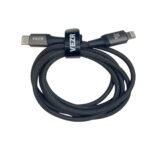 USB IPHONE C/LIGHTING VD05 30W 1.2M PRETO VEZR