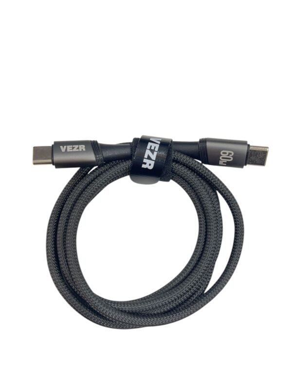 USB TIPO C/TIPO C VD04 60W 1.2M PRETO VEZR