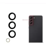 LENTE CAMARA SAMSUNG S21 FE PRETO(3IN1/VIDRO)