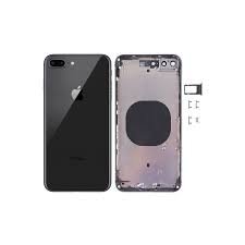 CHASIS IPHONE 8 PLUS PRETO ORIGINAL (COMPLETO)
