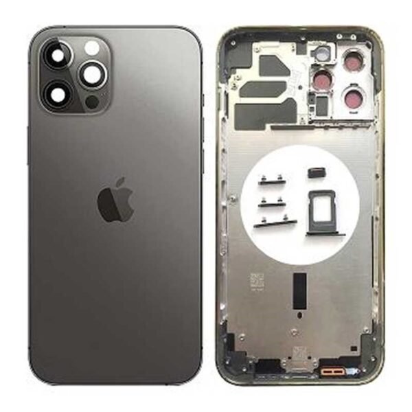 CHASIS IPHONE 12 PRO MAX PRETO (COMPLETO)