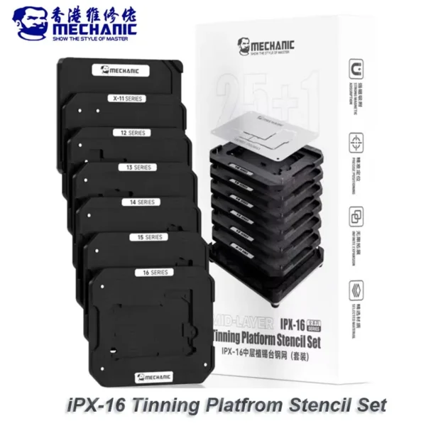 PLATAFORMA IPX-16 (25IN1) P/REBALLING MECHANIC