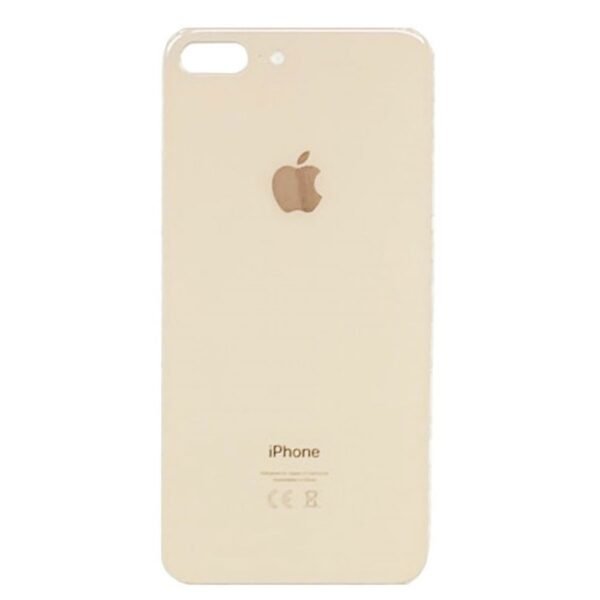 TAPA TRASERA IPHONE 8 PLUS DOURADO SIN LENTE