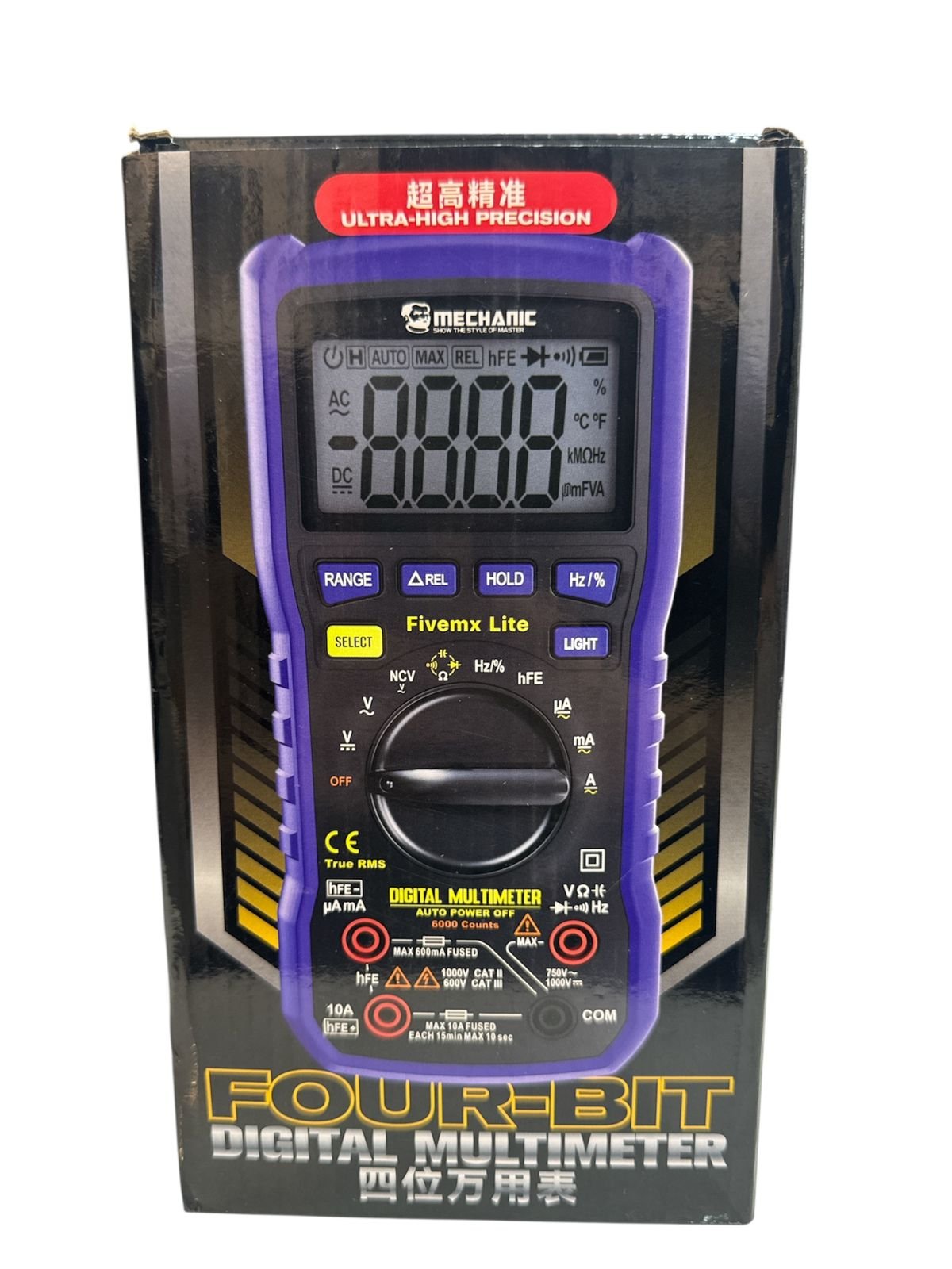 258362-1 MULTIMETRO DIGITAL FOUR-BIT FIVEMX LITE MECHANC - Imagen 1