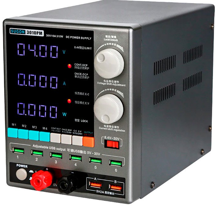 223095-1 MULTI FUNTE DIG SUGON 3010PM (30V/10A) - Imagen 1