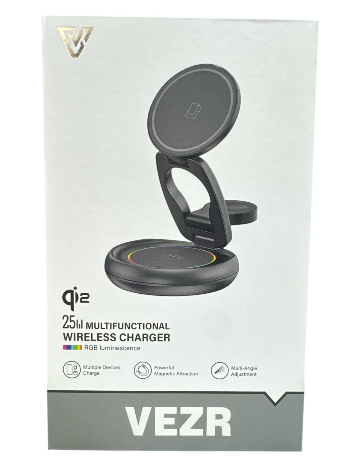 262830--111 FUENTE WIRELESS 3 EN 1 VZ-019 25W VEZR - Imagen 2