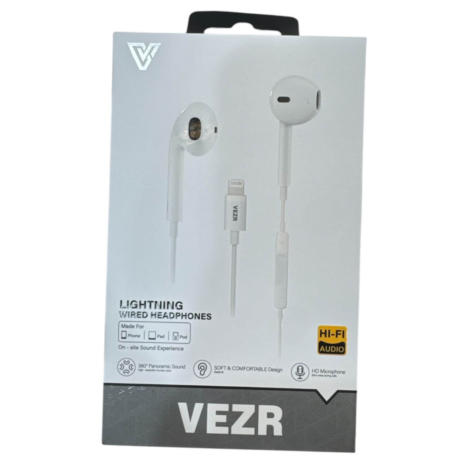 263044-2 AURICULAR IPHONE LIGHTNING VEZR VZ-043 - Imagen 2