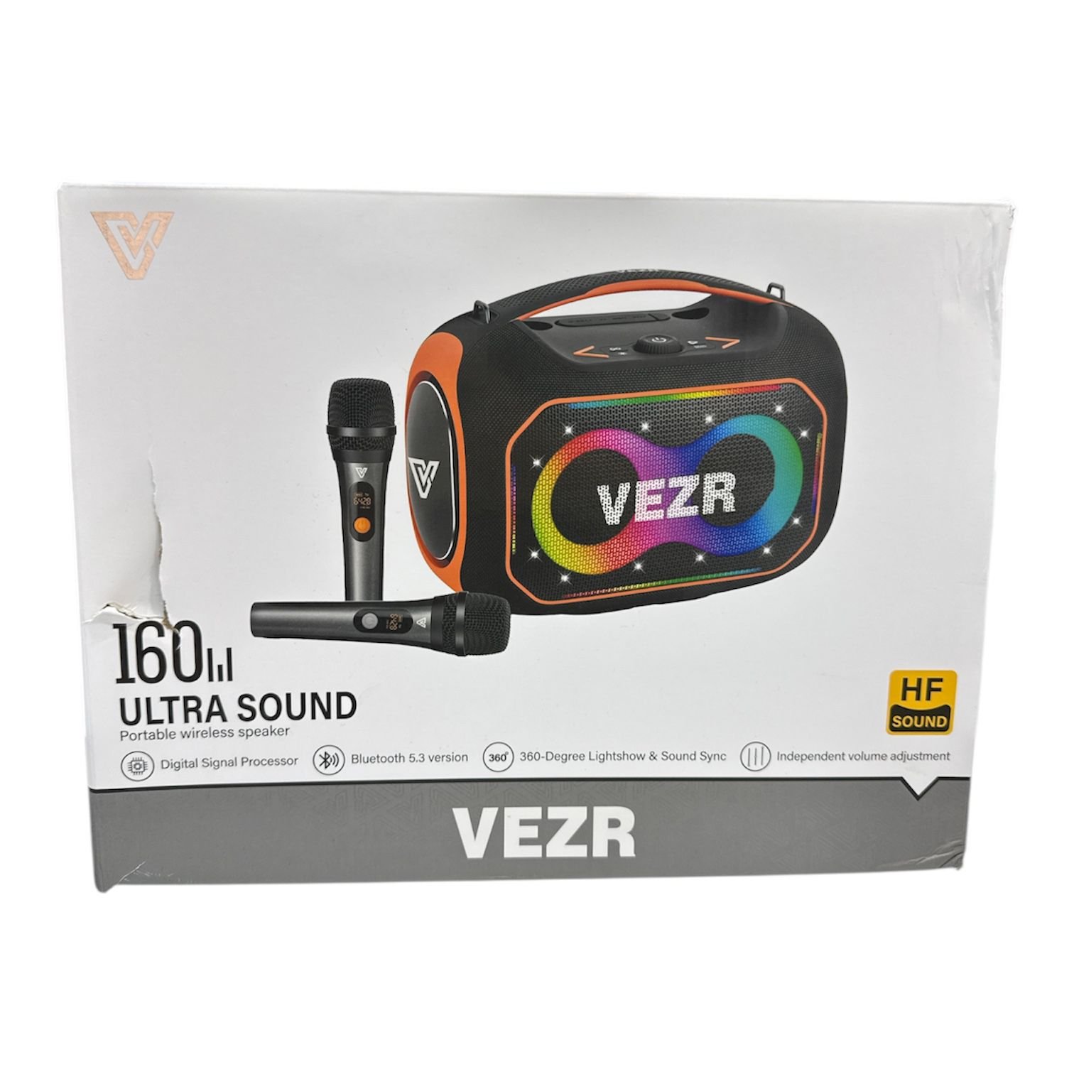 263112-3 SPEAKER 160W CON 2 MICROFONOS VEZR VZ-6300 - Imagen 3