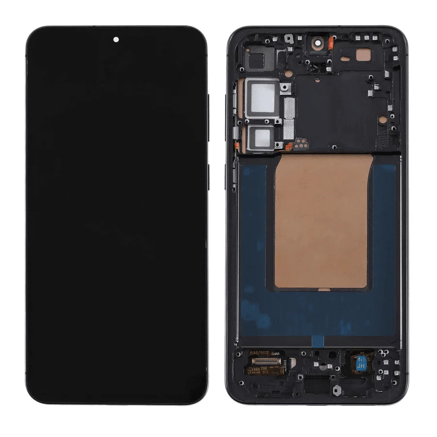 252940 DISPLAY SAMSUNG S25 CON ARO NEGRO (ORIGINAL VERZ) - Imagen 1