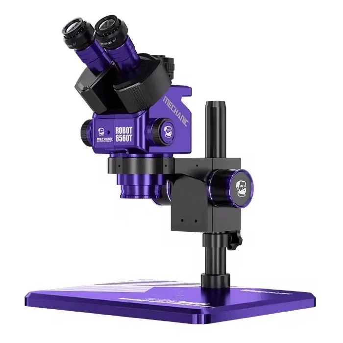 254391-11 MICROSCOPIO TRINOCULAR ROBOT 6560T-B11 MECHANIC LILA - Imagen 1