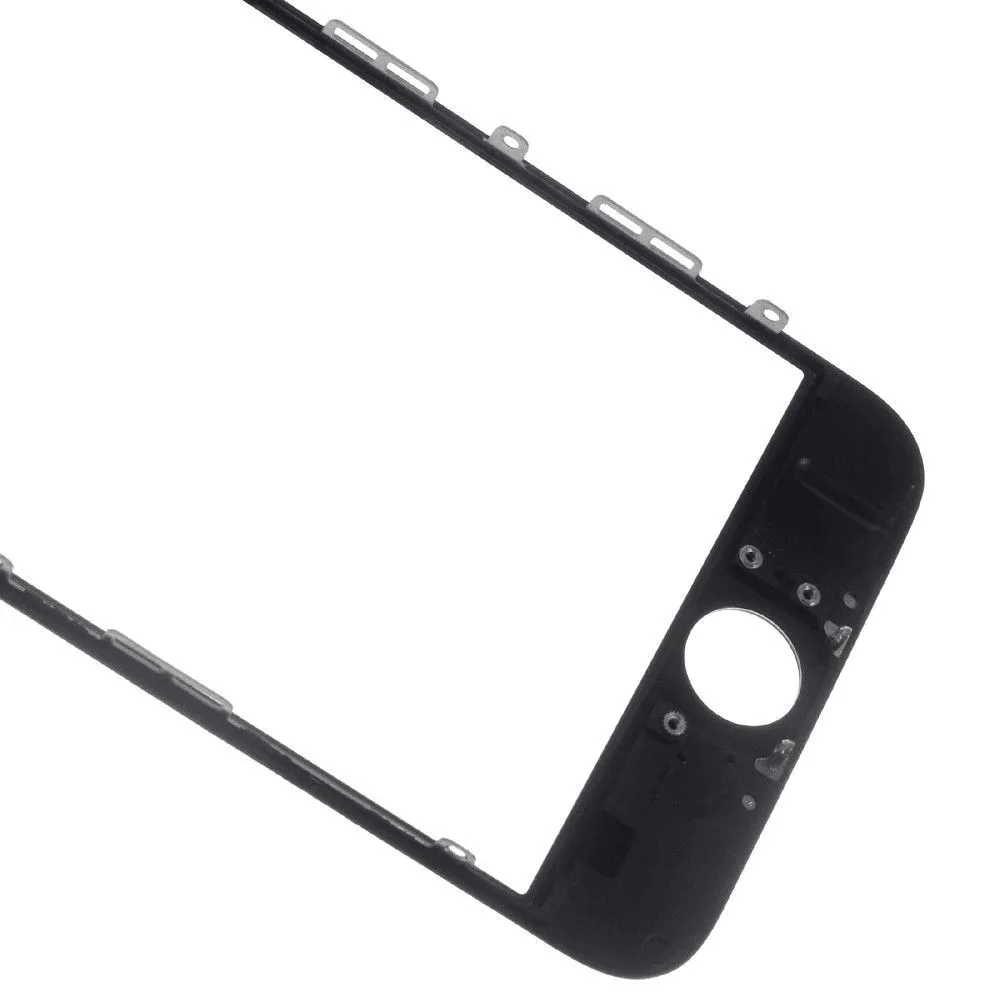 082560 VIDRIO IPHONE 6 PLUS NEGRO CON OCA+FRAME - Imagen 1