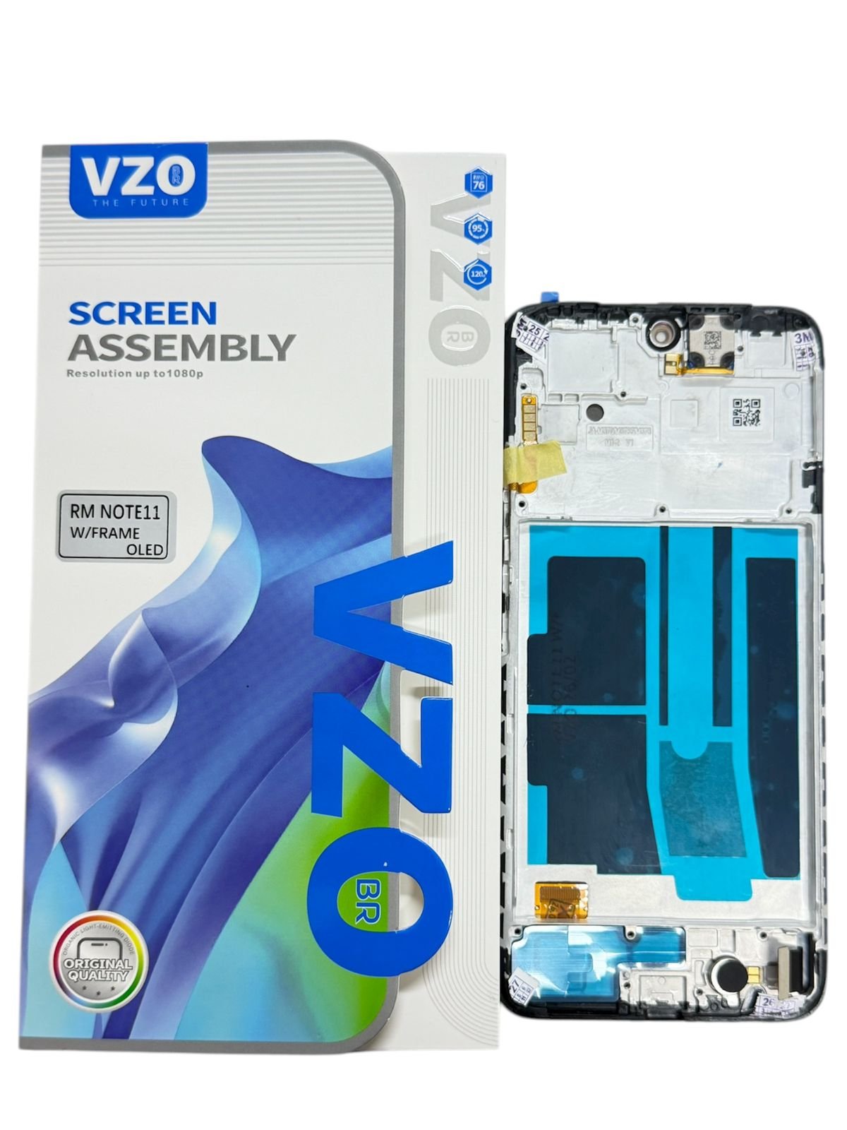 270929 DISPLAY VZO XIAOMI REDMI NOTE 11/11S NEGRO CON ARO (OLED) - Imagen 1