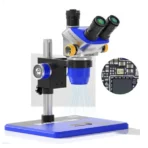 MICROSCOPIO TRINOCULAR SUPER X PRO-B11 AZUL MECHANIC - Imagen 2