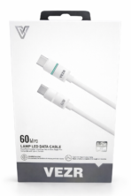 CABLE TIPOC/TIPOC VZ-057 60W 1.2M BRANCO VEZR - Imagen 2