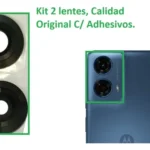 LENTE CAMERA MOTOROLA E15(VIDRIO/2 EN 1)