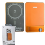 BATERIA EXTERNA (10000MAH) VZ-F15-1 25W MAGNETICO NARANJA