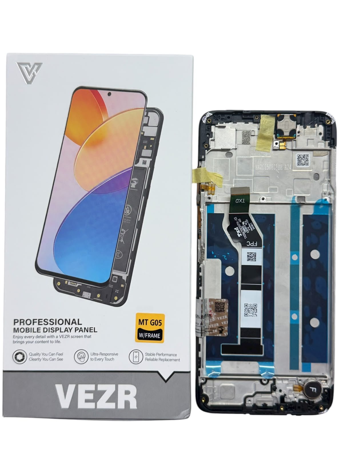 252984 DISPLAY MOTOROLA G05 CON ARO NEGRO (ORIGINAL VERZ) - Imagen 1