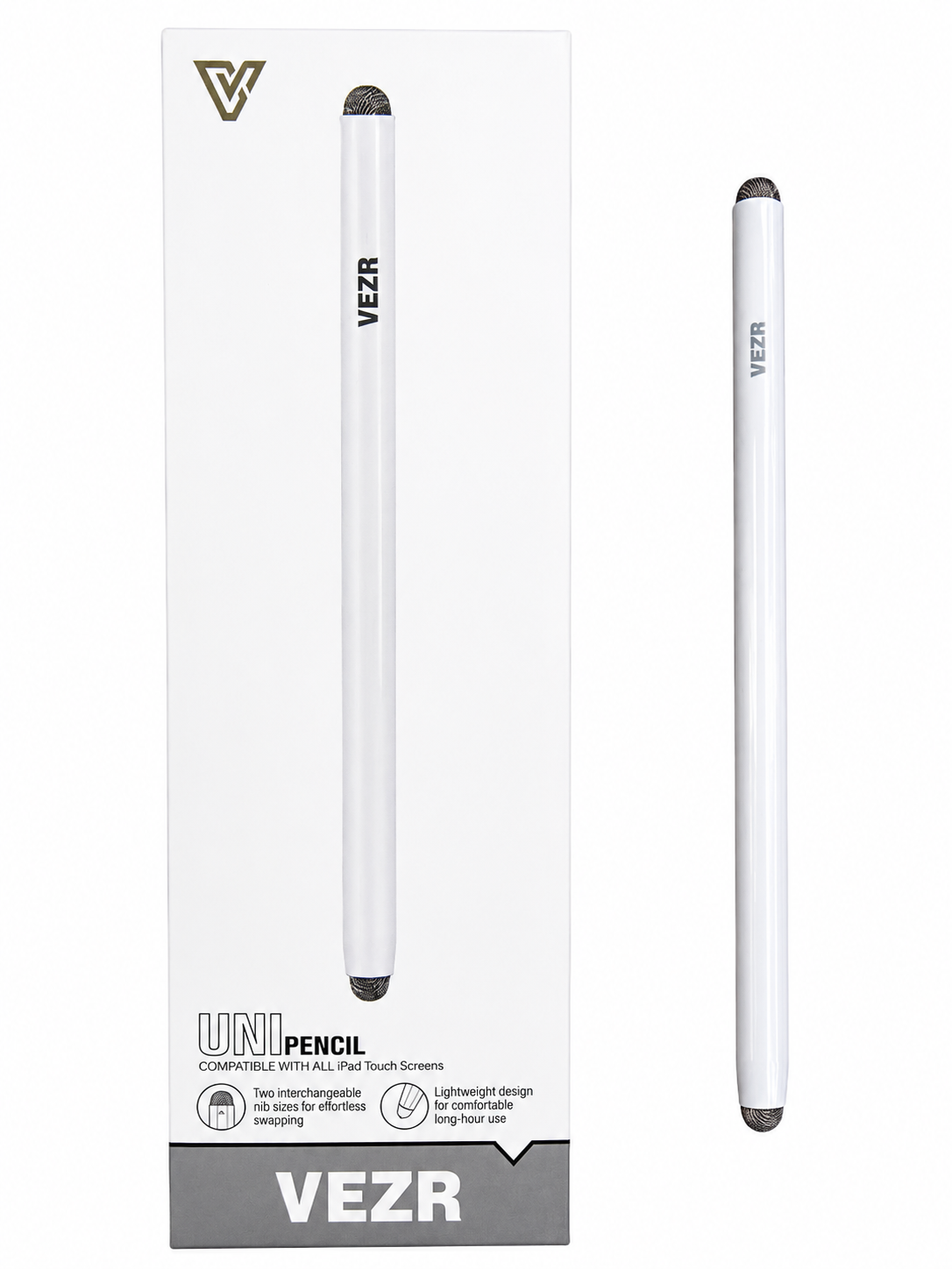 290560 CANETA CAPACITIVA VZ-G03 BRANCO UNIPENCIL VEZR - Imagen 1