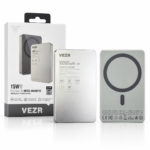 BATERIA EXTERNA (10000MAH) VZ-W36 15W SILVER SLIM MAGNETIC