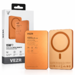 BATERIA EXTERNA (10000MAH) VZ-W36 15W ORANGE ULTRA SLIM