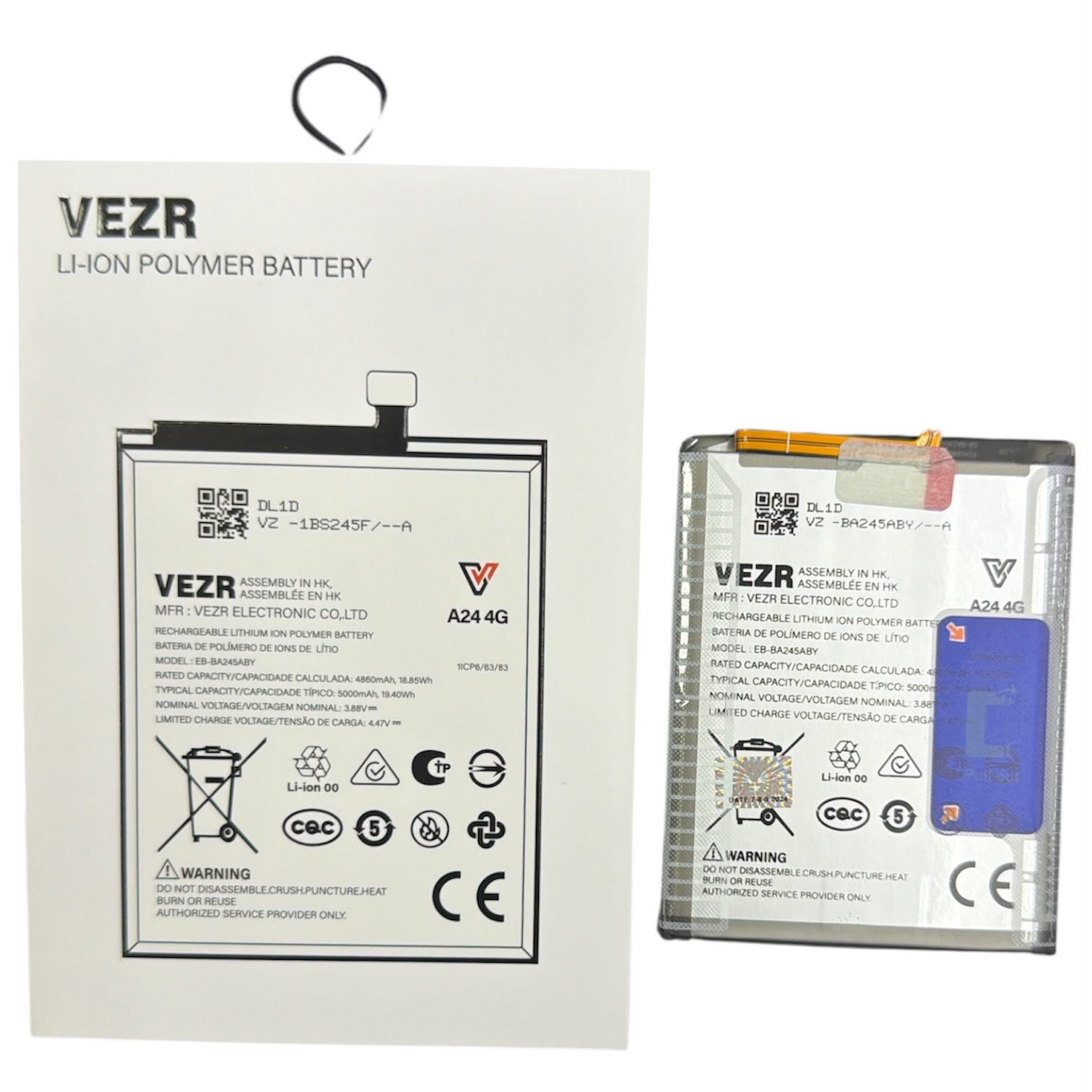 235177 BATERIA VEZR SAMSUNG A24 4G/A245(EB-B245ABY) - Imagen 1