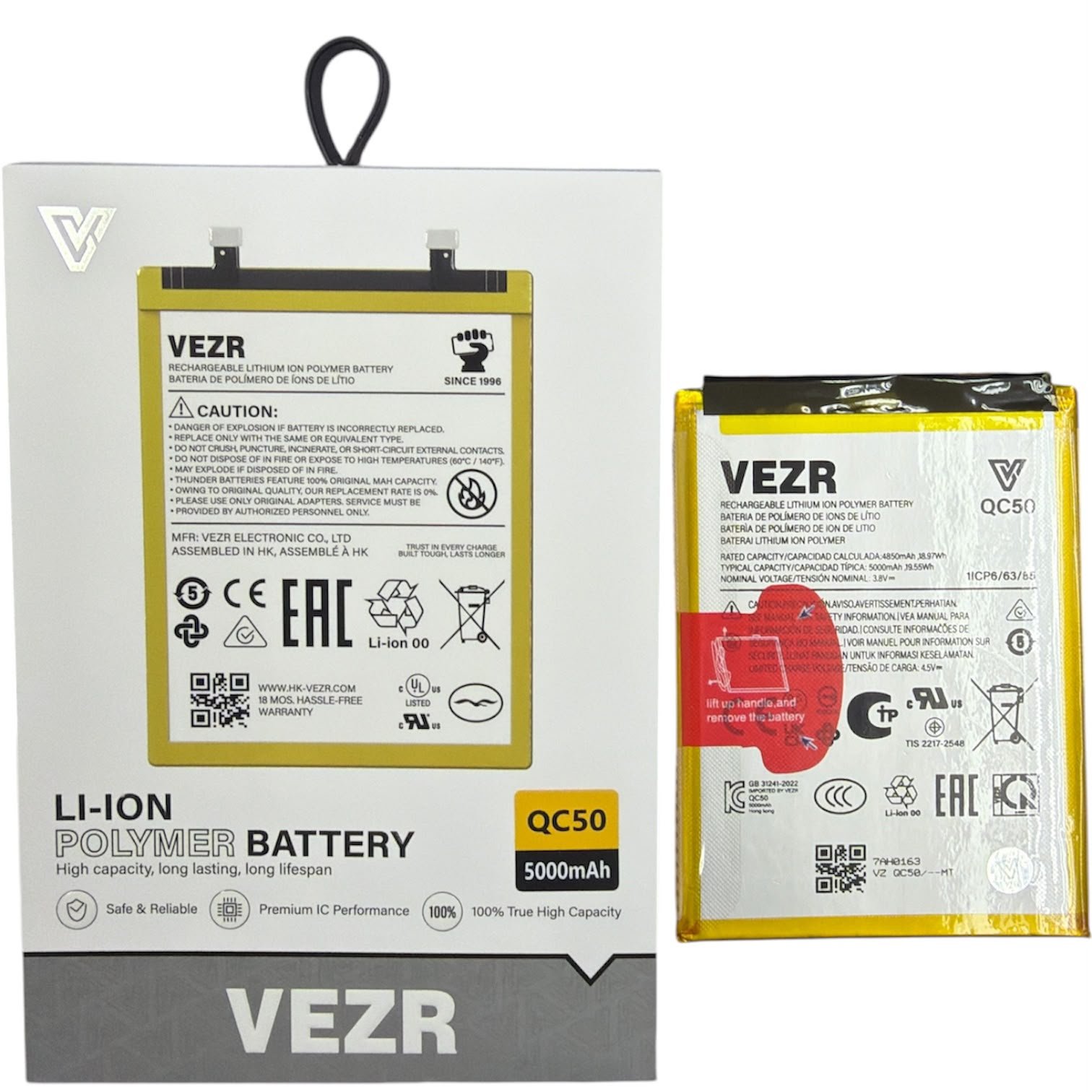 291561 BATERIA VEZR MOTOROLA QC50/ EDGE 50 FUSION - Imagen 1